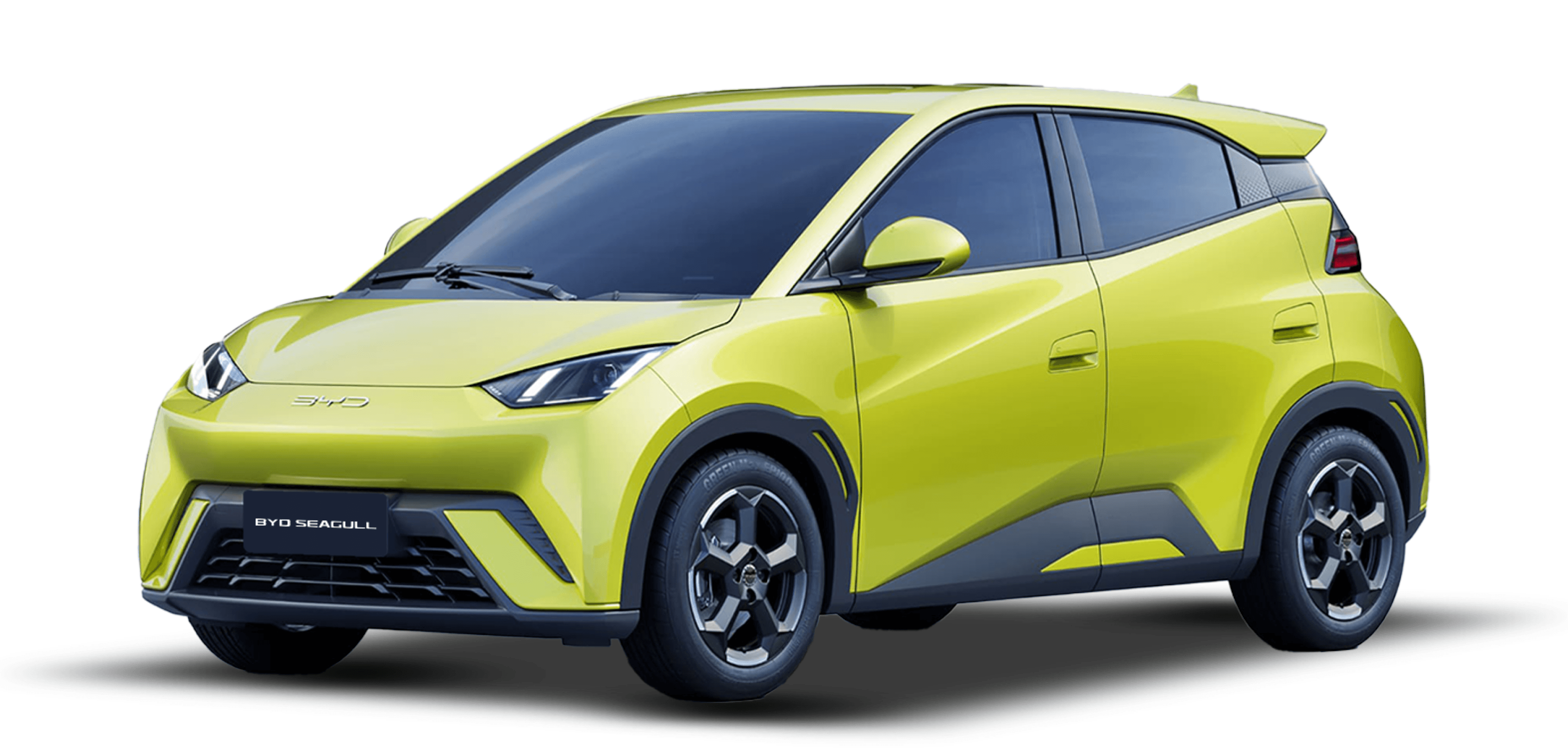 BYD Seagull — Pure electric mini hatchback. Powered by the Blade Battery.