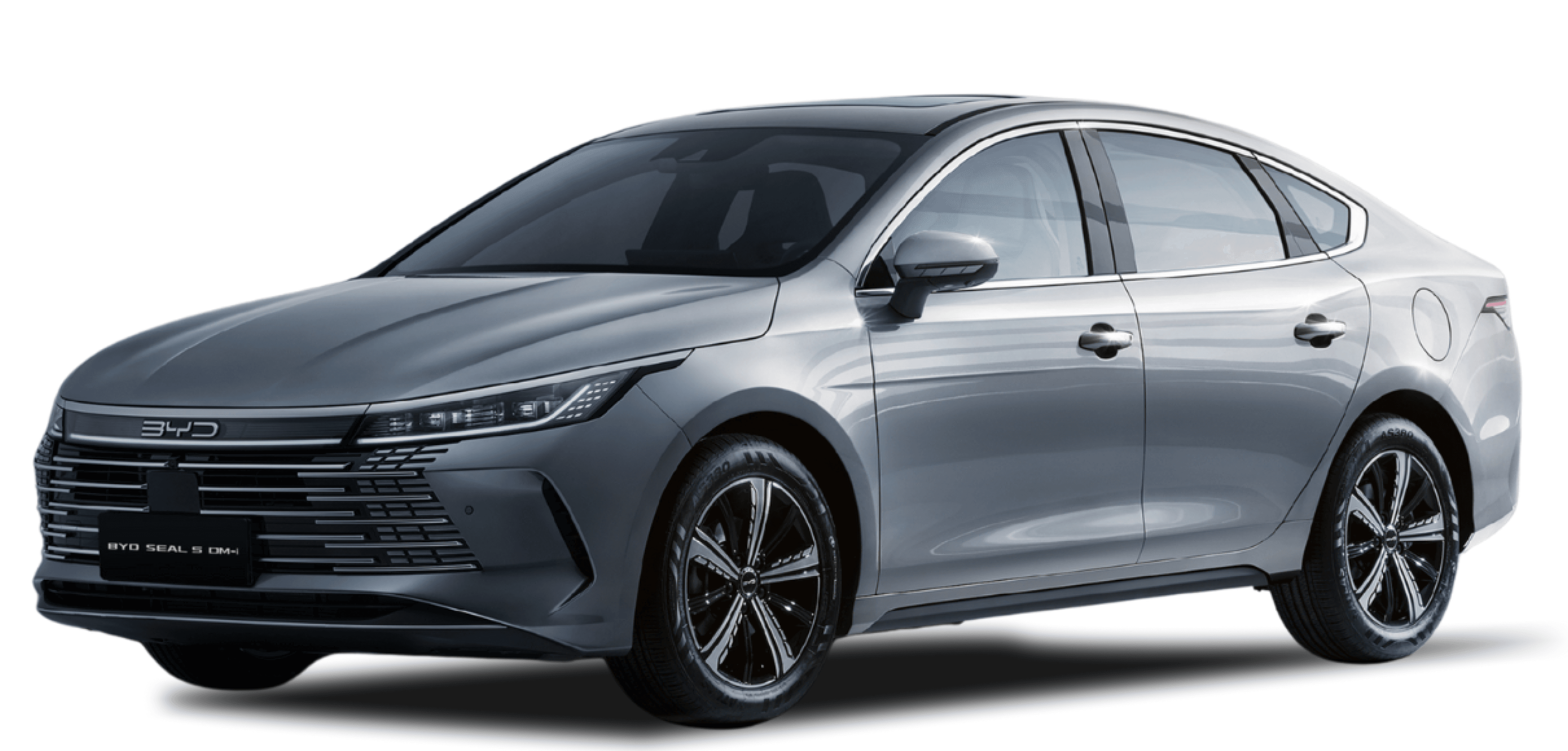 BYD Seal 5 DM-i — Super hybrid compact sedan. Extended range, zero range anxiety.
